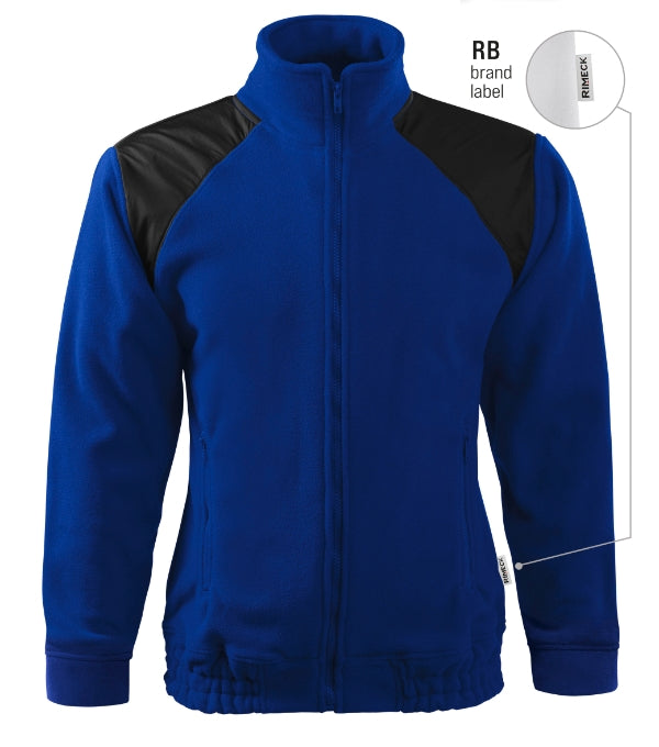 Jacket Hi-Q 506 Fleece unisex — kráľovská modrá 05 (brand label)