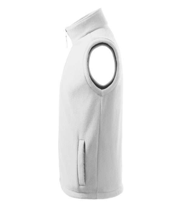 Next 518 Fleece vesta unisex — biela
