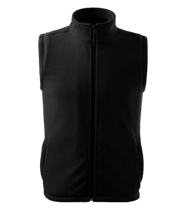 Next 518 Fleece vesta unisex — čierna