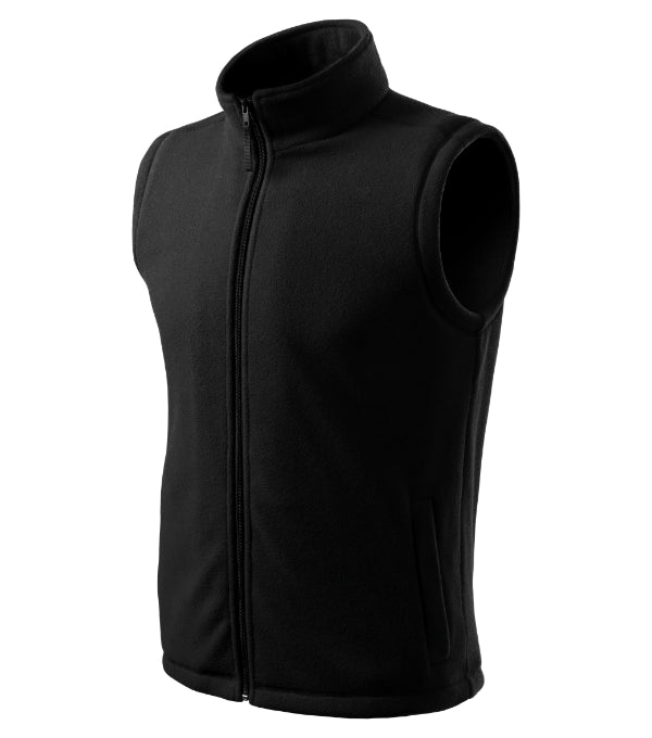Next 518 Fleece vesta unisex — čierna