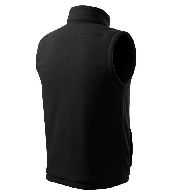 Next 518 Fleece vesta unisex — čierna