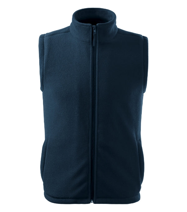 Next 518 Fleece vesta unisex — tmavomodrá