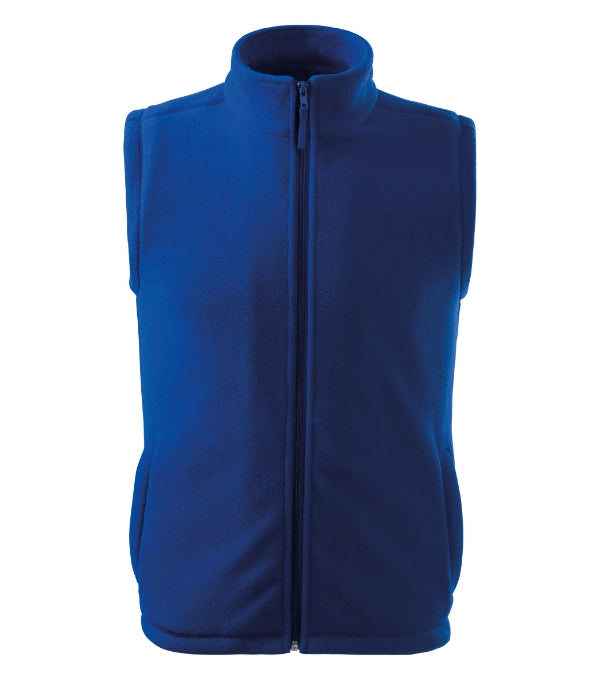 Next 518 Fleece vesta unisex — kráľovská modrá
