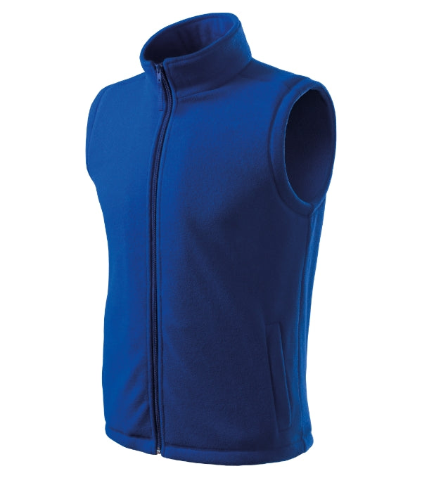 Next 518 Fleece vesta unisex — kráľovská modrá