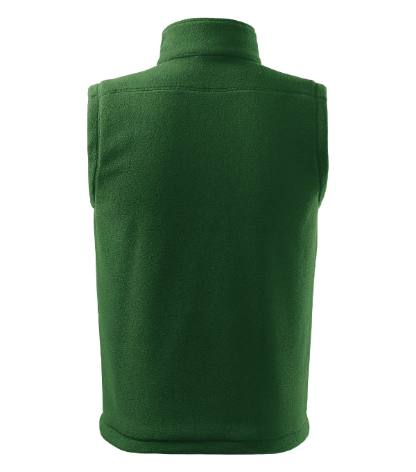 Next 518 Fleece vesta unisex — fľaškovozelená