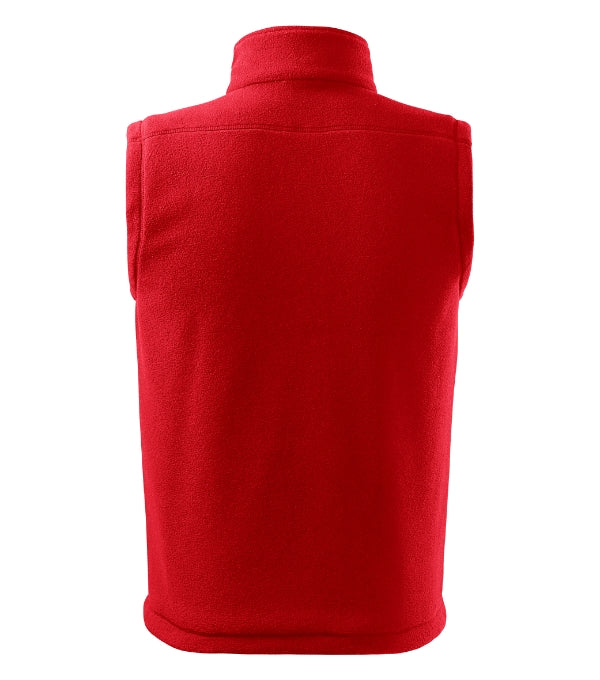 Next 518 Fleece vesta unisex — červená