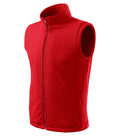 Next 518 Fleece vesta unisex — červená