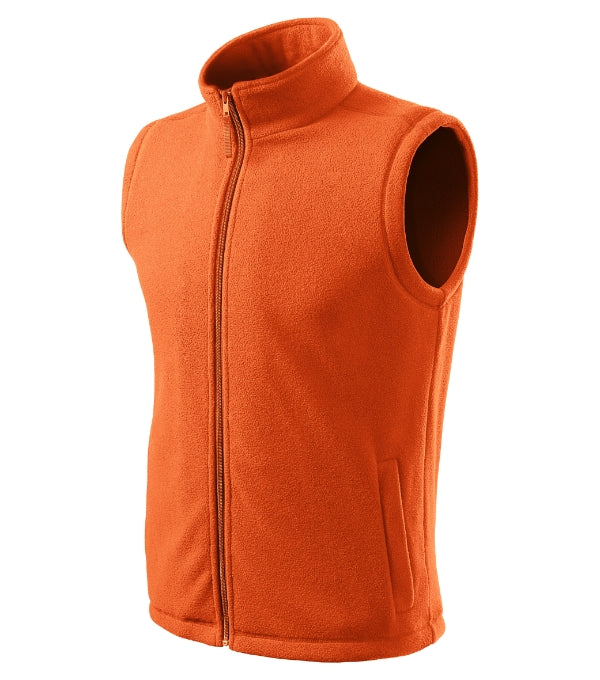 Next 518 Fleece vesta unisex — oranžová
