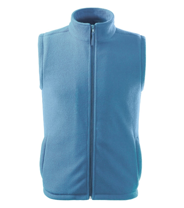 Next 518 Fleece vesta unisex — svetlomodrá