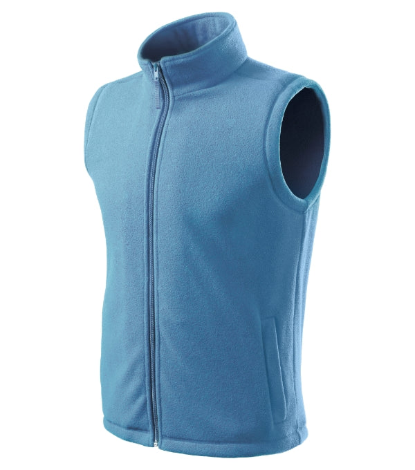 Next 518 Fleece vesta unisex — svetlomodrá
