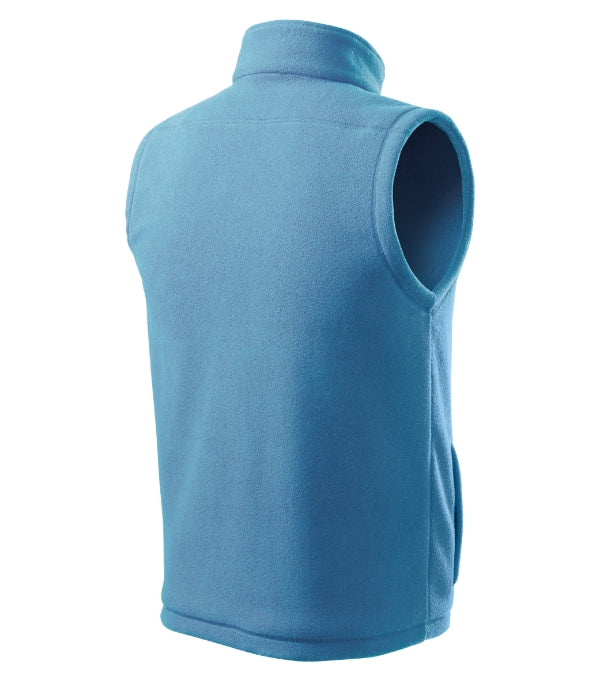 Next 518 Fleece vesta unisex — svetlomodrá