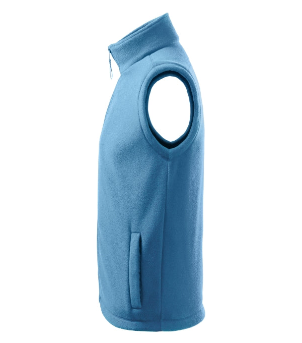 Next 518 Fleece vesta unisex — svetlomodrá