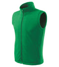 Next 518 Fleece vesta unisex — trávová zelená
