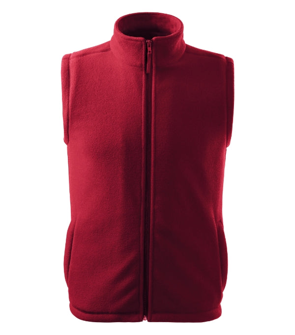 Next 518 Fleece vesta unisex — marlboro červená