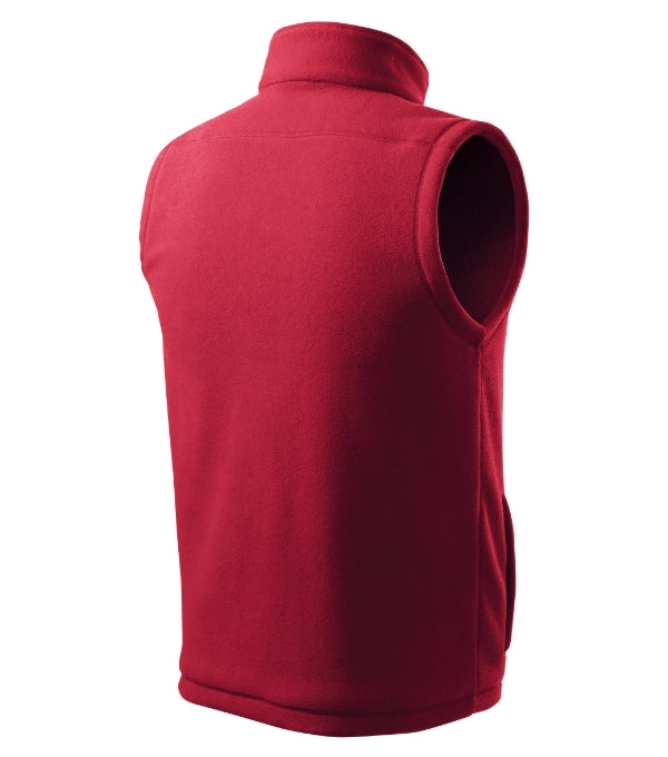 Next 518 Fleece vesta unisex — marlboro červená