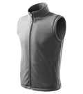 Next 518 Fleece vesta unisex — oceľovo sivá