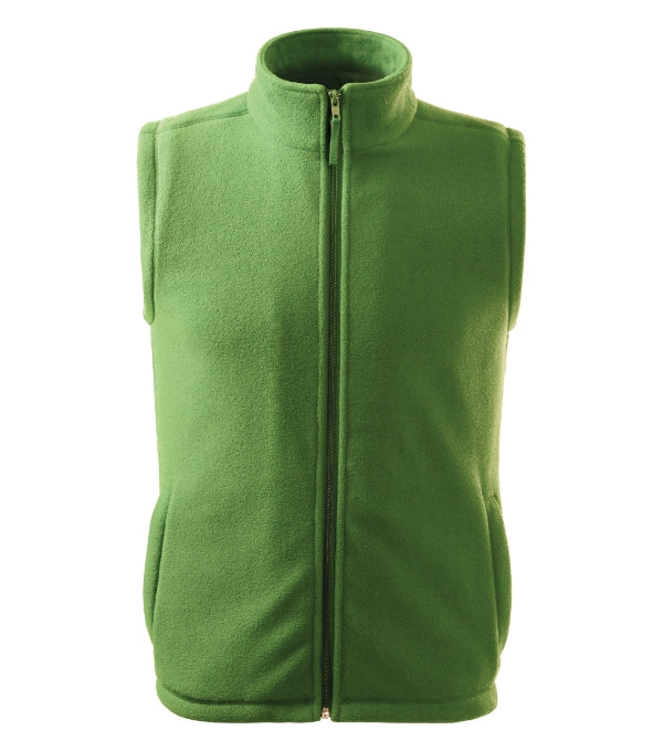 Next 518 Fleece vesta unisex — hrášková zelená