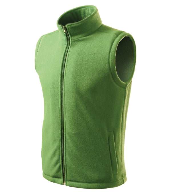 Next 518 Fleece vesta unisex — hrášková zelená