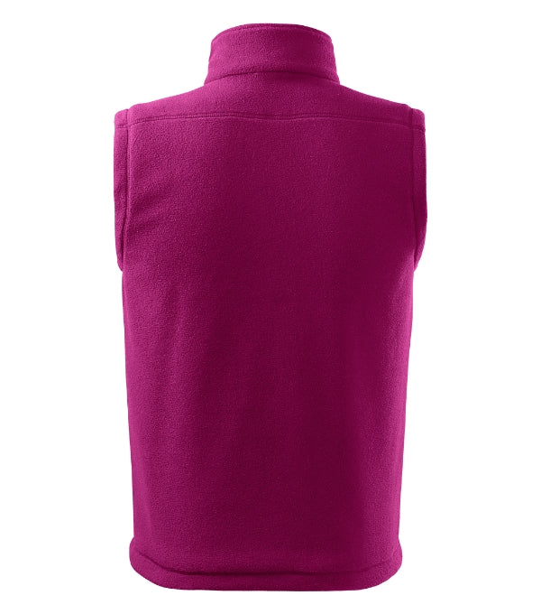 Next 518 Fleece vesta unisex — fuchsia red