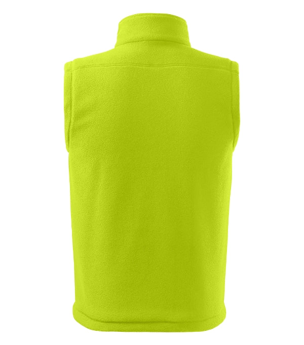 Next 518 Fleece vesta unisex — limetková
