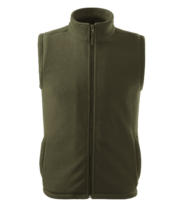 Next 518 Fleece vesta unisex — military
