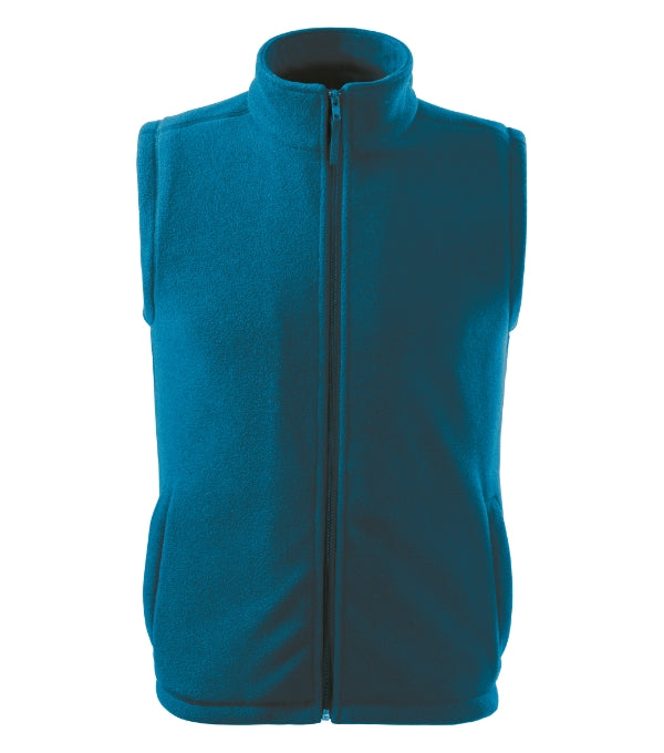 Next 518 Fleece vesta unisex — petrol blue