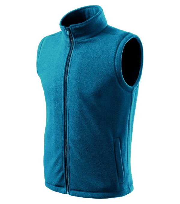 Next 518 Fleece vesta unisex — petrol blue