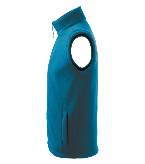Next 518 Fleece vesta unisex — petrol blue