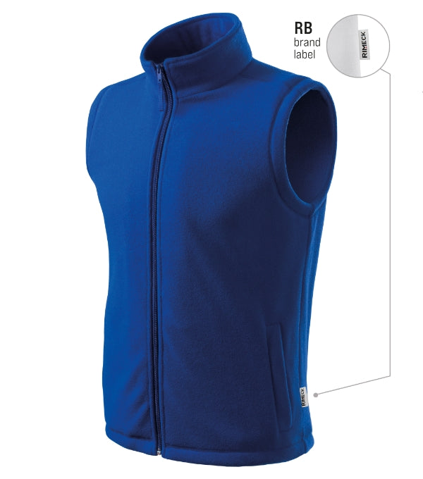 Next 518 Fleece vesta unisex — kráľovská modrá 05 (brand label)