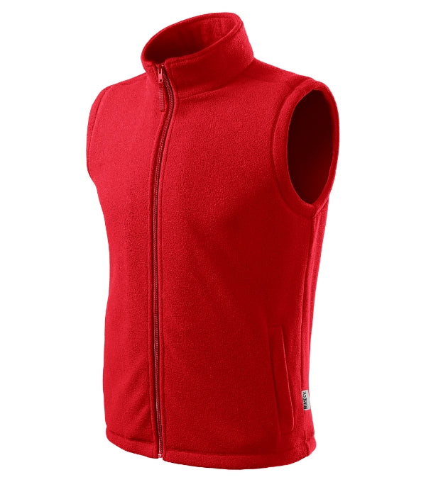Next 518 Fleece vesta unisex — červená 07 (brand label)