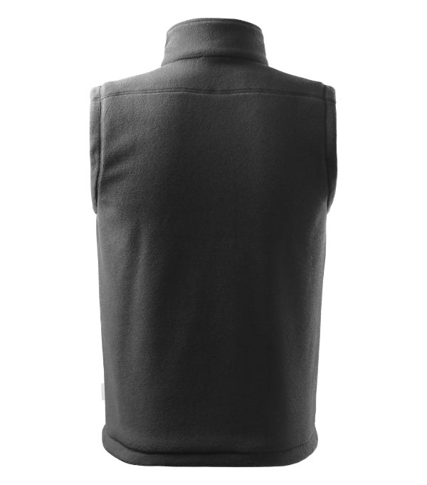 Next 518 Fleece vesta unisex — oceľovo sivá 36 (brand label)