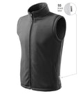 Next 518 Fleece vesta unisex — oceľovo sivá 36 (brand label)