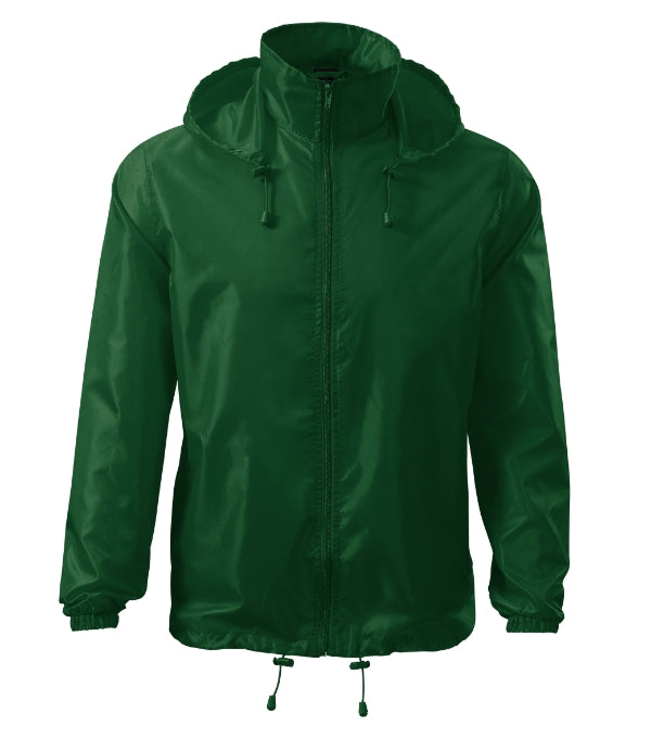 Windy 524 Vetrovka unisex — fľaškovozelená