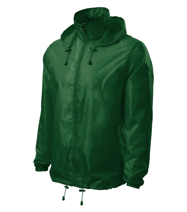 Windy 524 Vetrovka unisex — fľaškovozelená