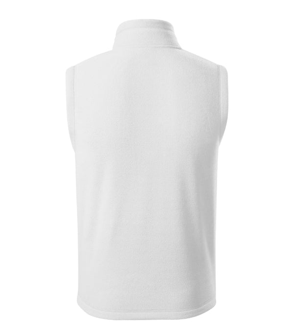 Exit 525 Fleece vesta unisex — biela