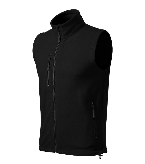Exit 525 Fleece vesta unisex — čierna
