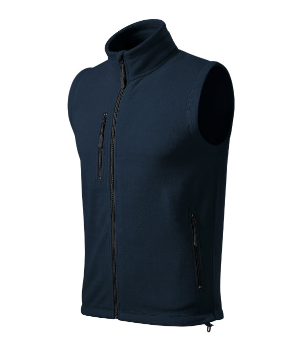 Exit 525 Fleece vesta unisex — tmavomodrá