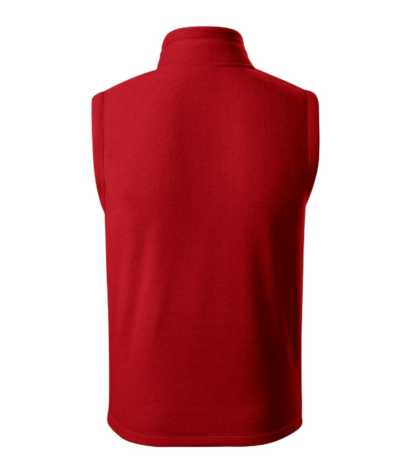Exit 525 Fleece vesta unisex — červená