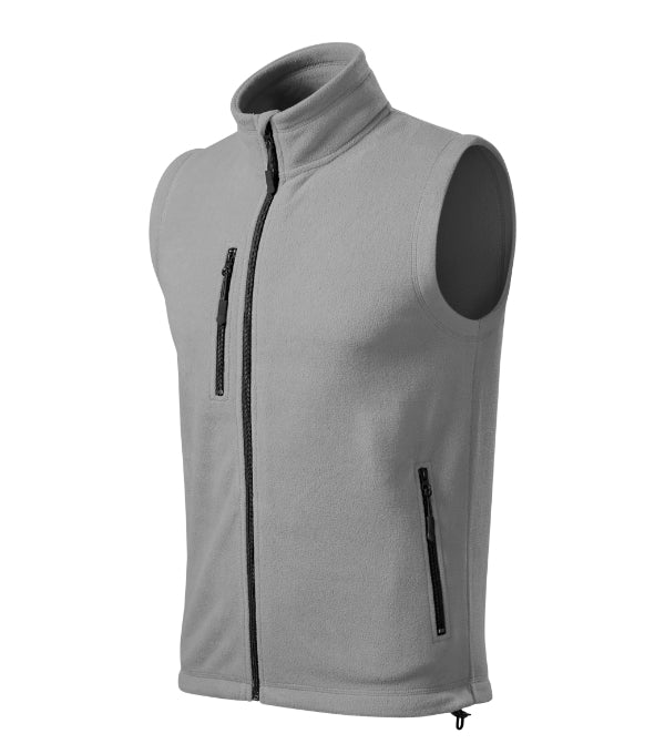 Exit 525 Fleece vesta unisex — svetlo sivá
