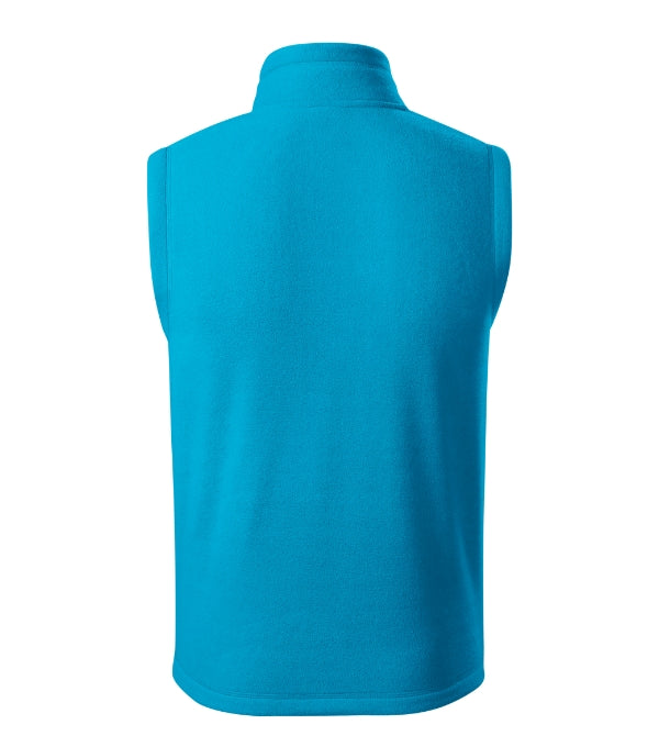 Exit 525 Fleece vesta unisex — tyrkysová