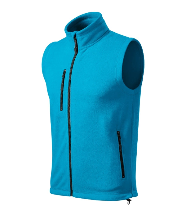 Exit 525 Fleece vesta unisex — tyrkysová