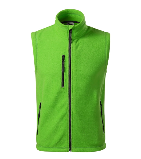 Exit 525 Fleece vesta unisex — green apple