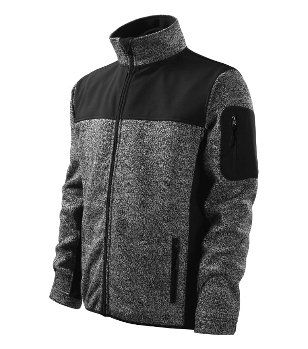 Casual 550 Softshellová bunda pánska — knit gray