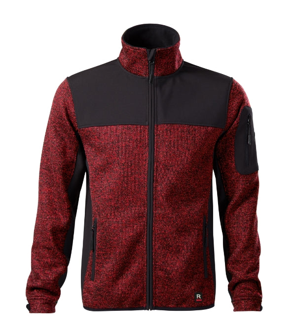 Casual 550 Softshellová bunda pánska — knit marlboro red