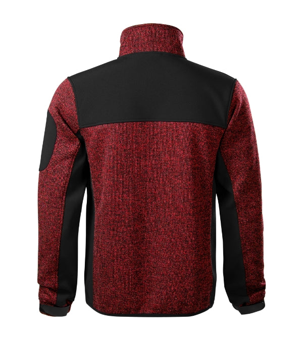 Casual 550 Softshellová bunda pánska — knit marlboro red