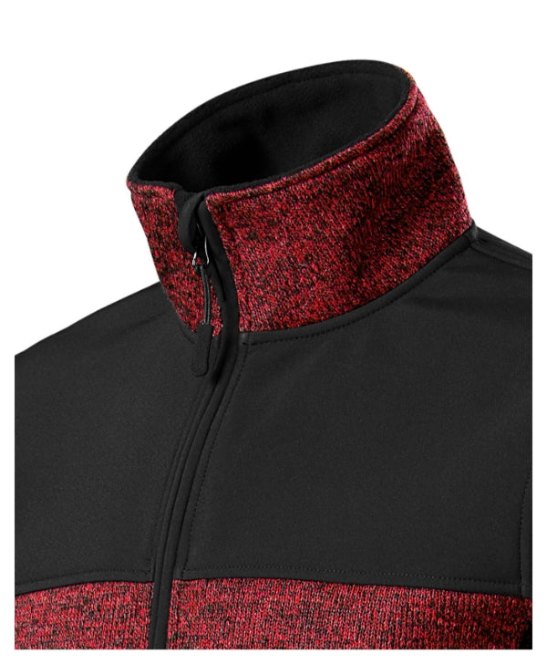 Casual 550 Softshellová bunda pánska — knit marlboro red