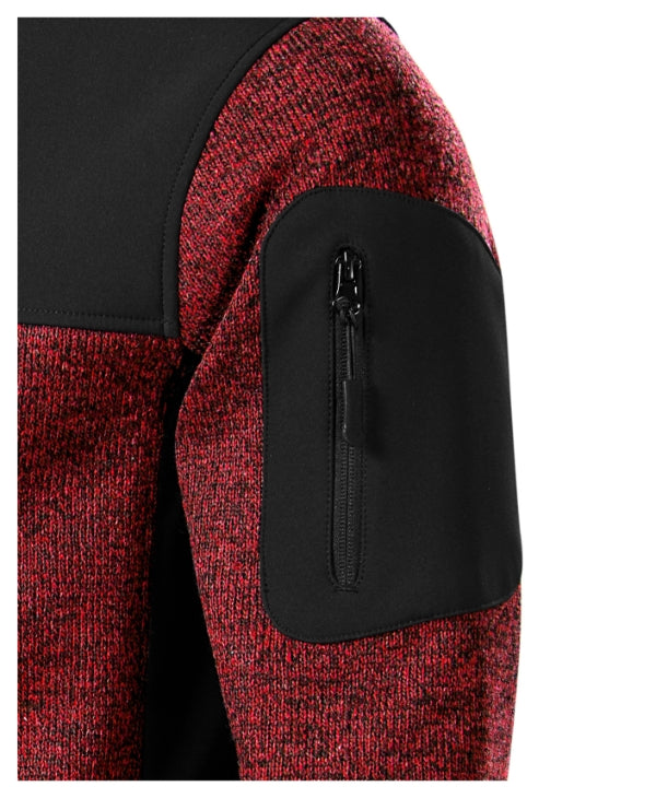 Casual 550 Softshellová bunda pánska — knit marlboro red