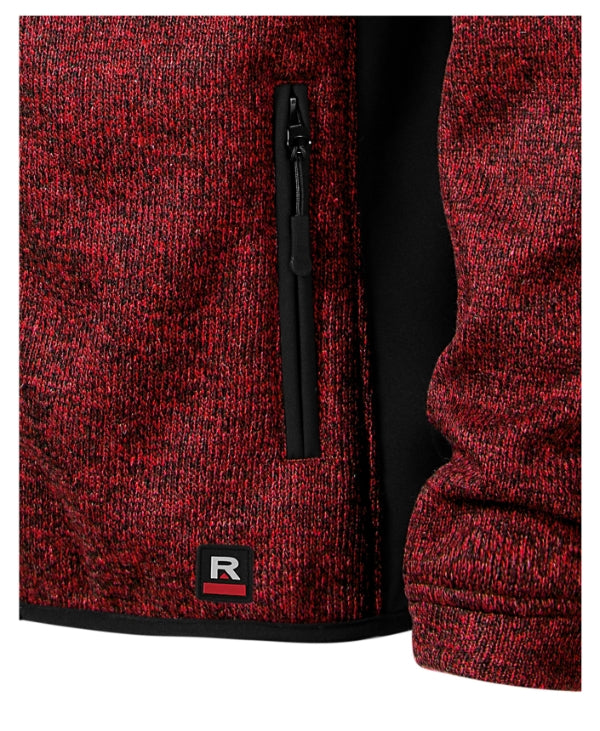 Casual 550 Softshellová bunda pánska — knit marlboro red