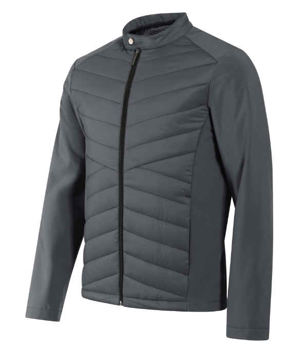 Cross 555 Hybridná bunda pánska — light anthracite