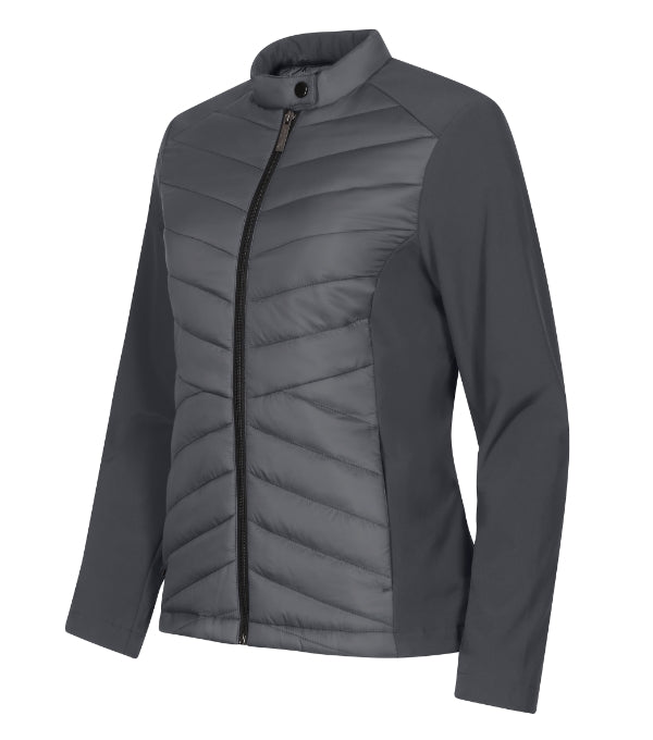 Cross 556 Hybridná bunda dámska — light anthracite
